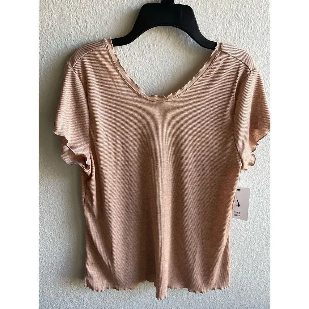❤️Nike Yoga Reversible Scoop Neck Top Tee Lg